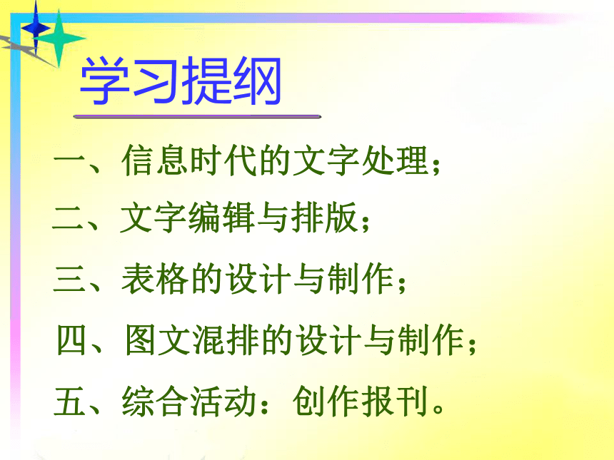 冀教版七年級(jí)全冊(cè)信息技術(shù) 10.圖文處理 — 圖文設(shè)計(jì)制作全攻略
